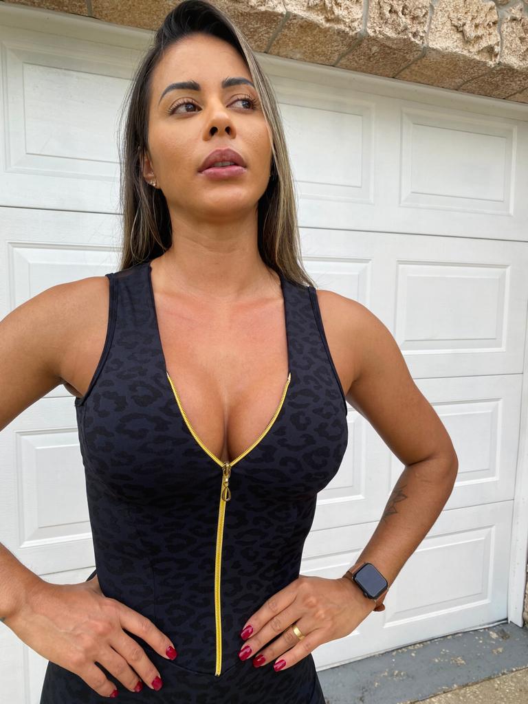 SCRUNCH BOOTY BLACK ZIPPER SEXY BACK MASH JUMPSUIT