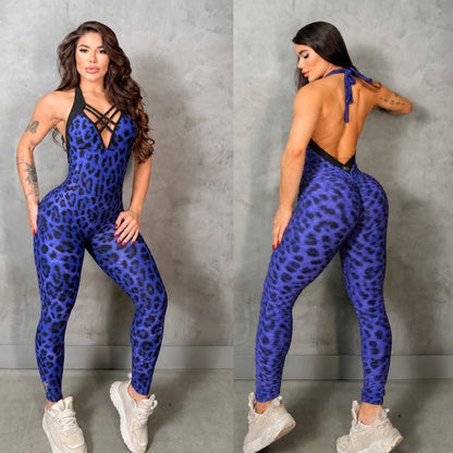 SCRUNCH BOOTY DARK BLUE JANIFER JUMPSUIT