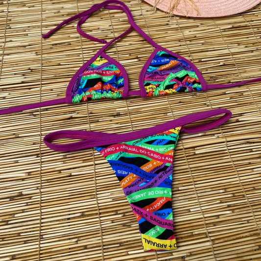 MULTI COLLOR THONGS BIKINI - PROMO