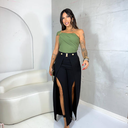 SOCIAL BLACK PANTS